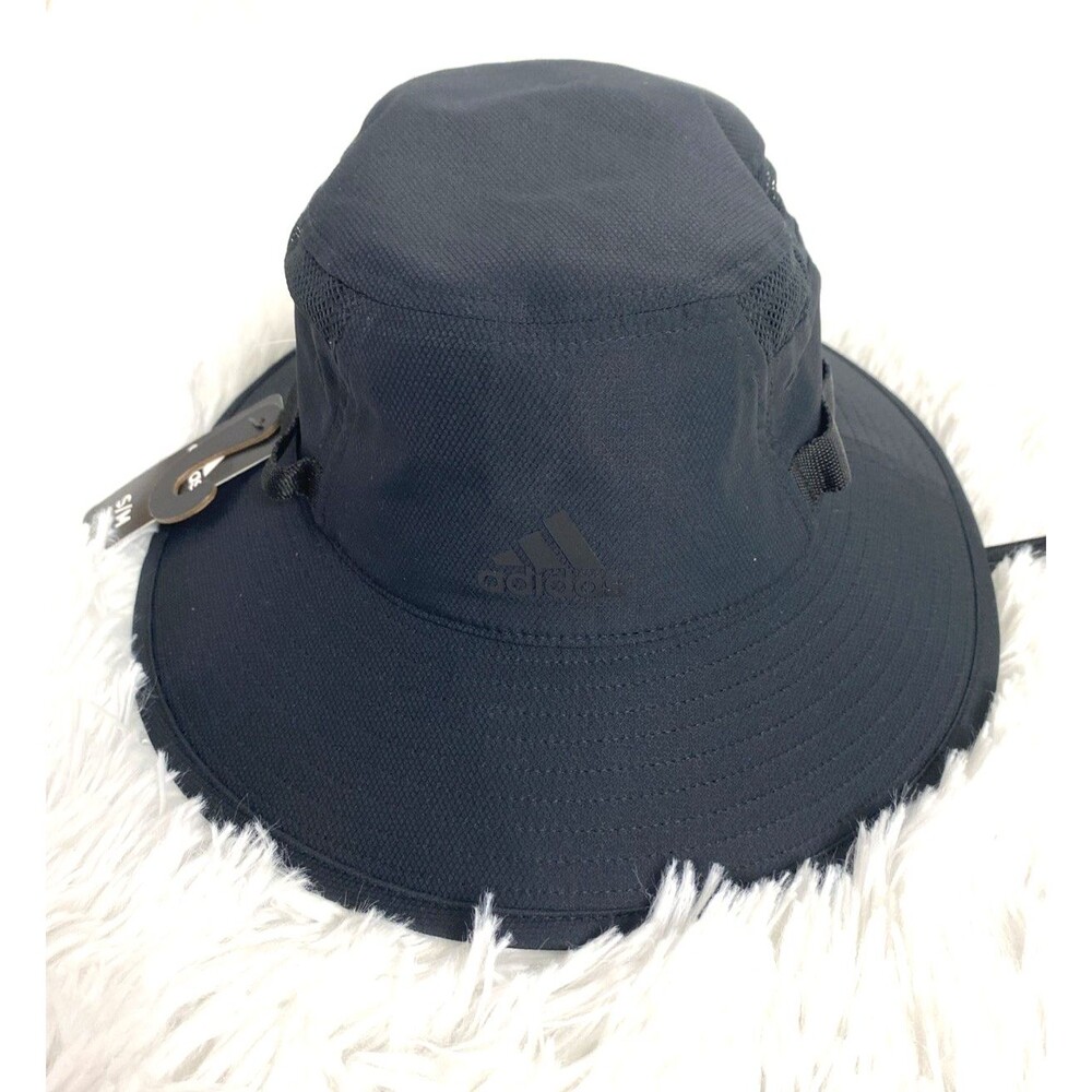 Adidas Boonie Bucket Hat Size S/M Black Men's Victory III Sun Protect Outdoor